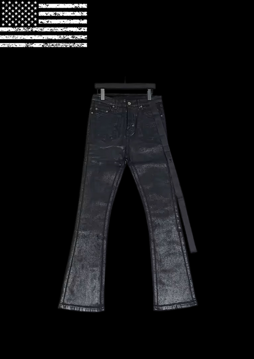 ‘WAXED N FLARED’ JEANS 𖦏