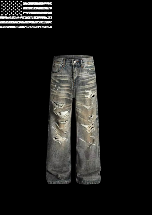 ‘DXRTY WASH’ JEANS 𖦏