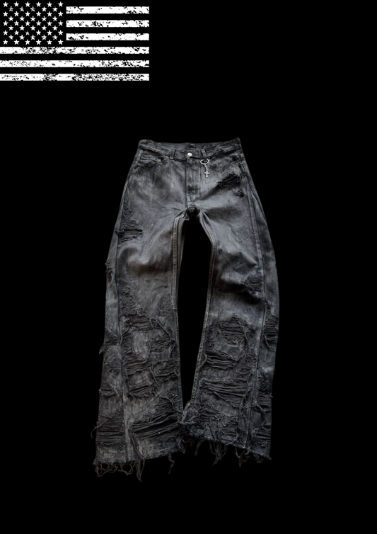 ‘LXST SOULS’ JEANS 𖦏