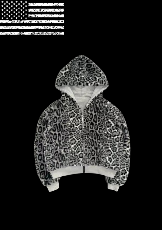 ‘LEOPARD’ HOODIE 𖦏