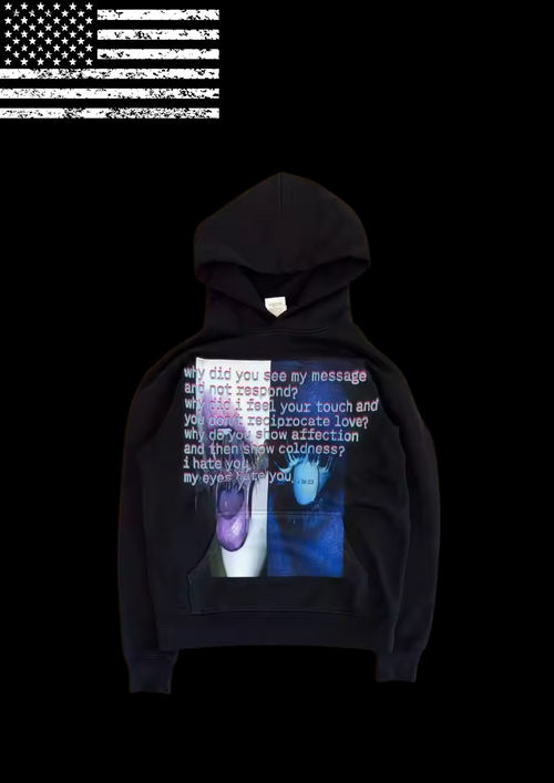 ‘BRXKEN MESSAGES’ HOODIE 𖦏