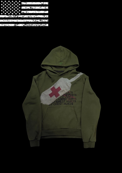 ‘WOUNDED’ HOODIE 𖦏