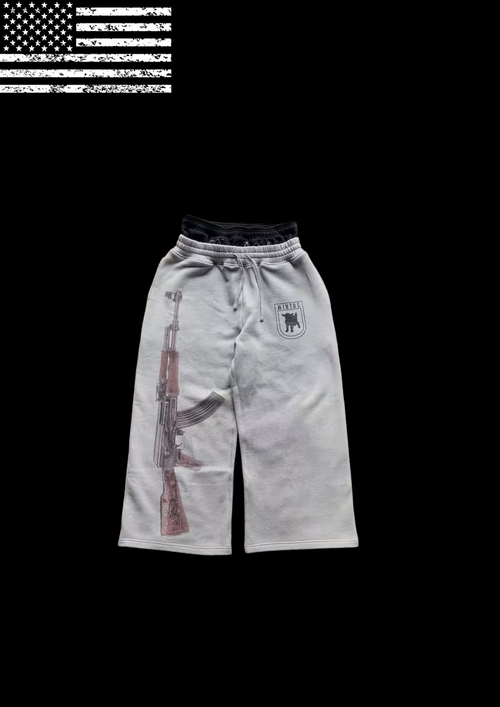 ‘AKSHOTZ’ SWEATPANTS𖦏