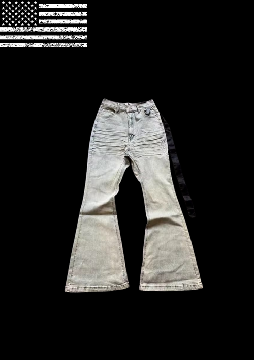 ‘GREY N FLARED’ JEANS 𖦏