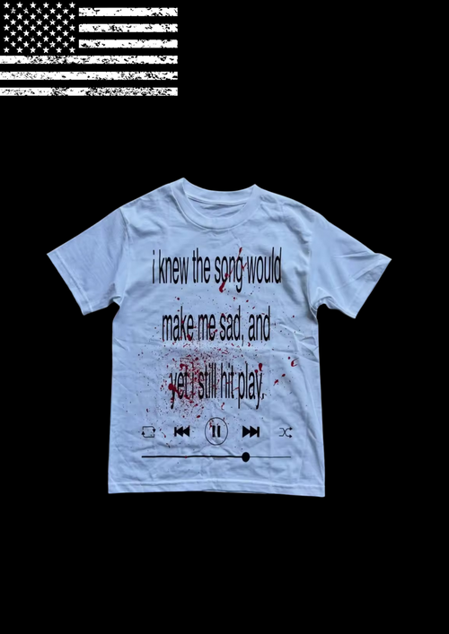 ‘CURSED MUSỊC’ TEE 𖦏