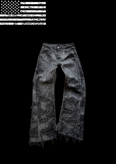 ‘LXST SOULS’ JEANS 𖦏